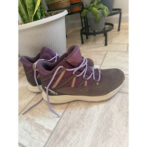 Merrill Bravada Edge 2 Thermo Mid Waterproof Women's Hiking Boot Purple 8.5